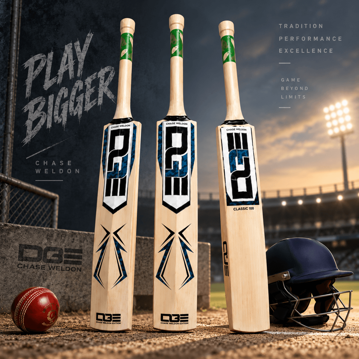 A Daksh Global Exports cricket bat