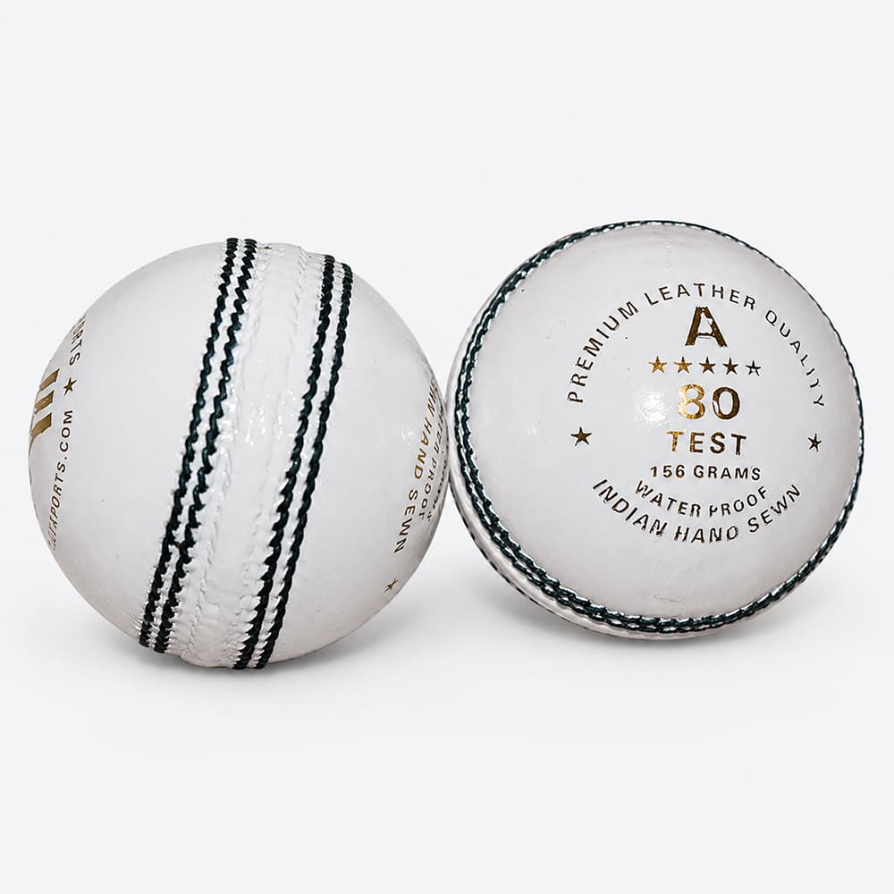 White Test Ball (60-80 Overs)